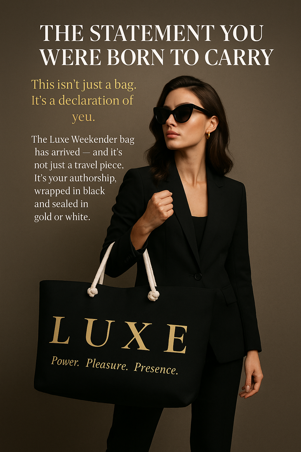 LUXE Edition Weekender Bag - Sun to Escape
