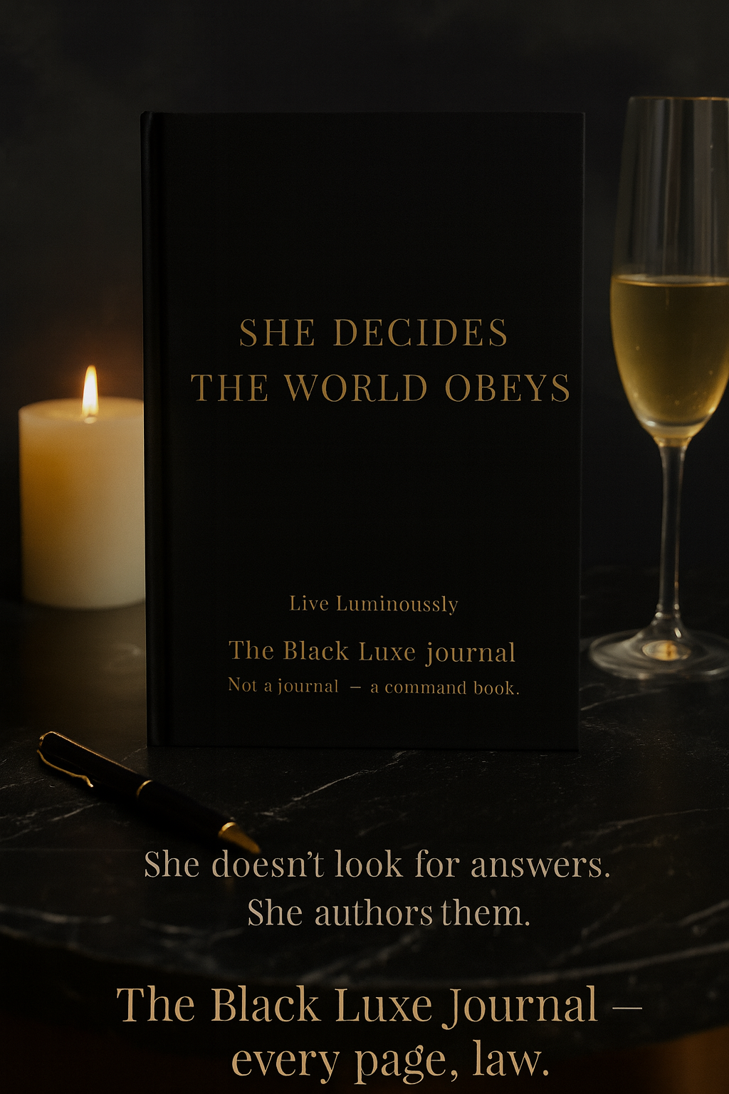 She Decides. The World Obeys.