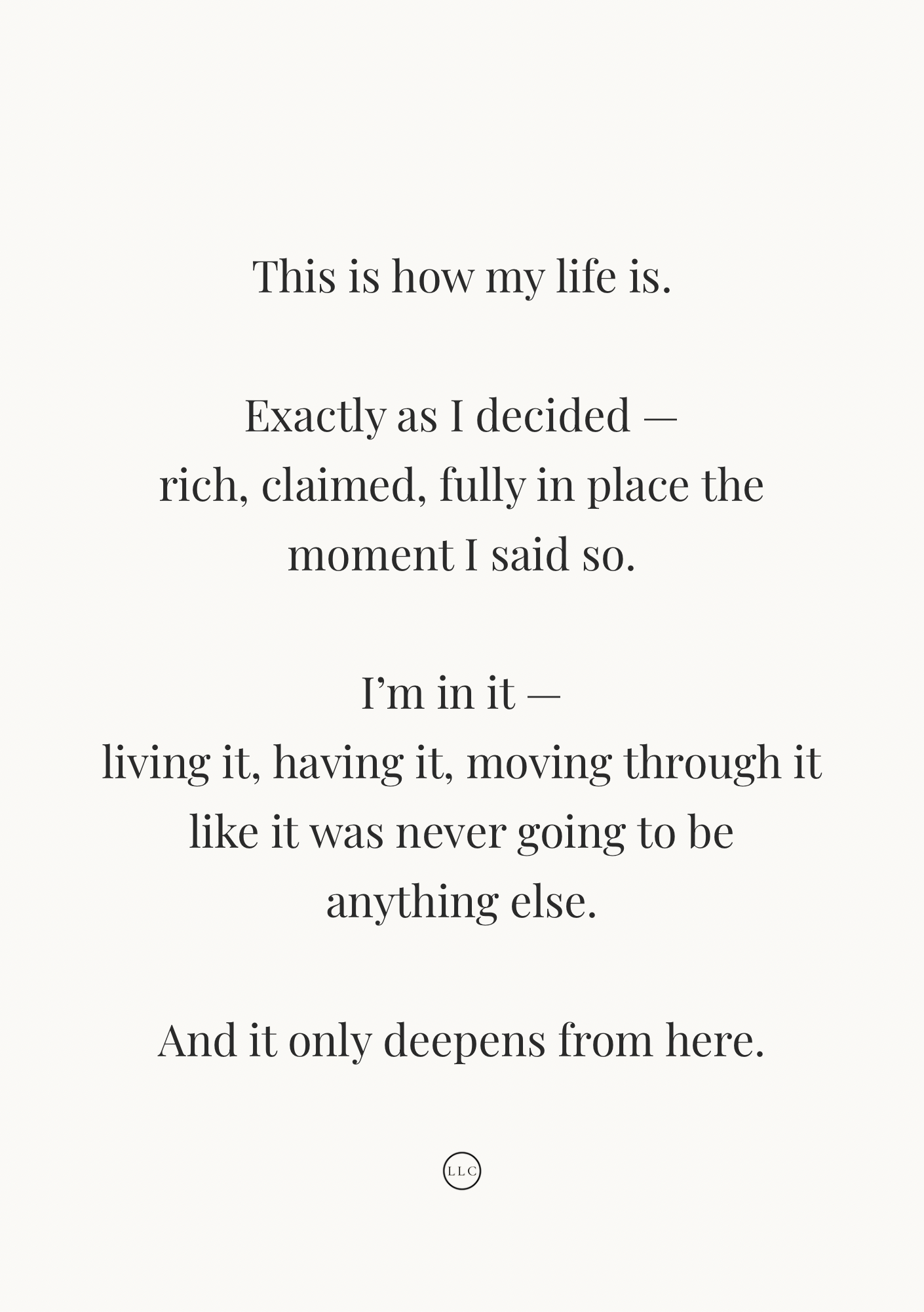 03 My Life Responds to Me — Instantly — The Private Pages
