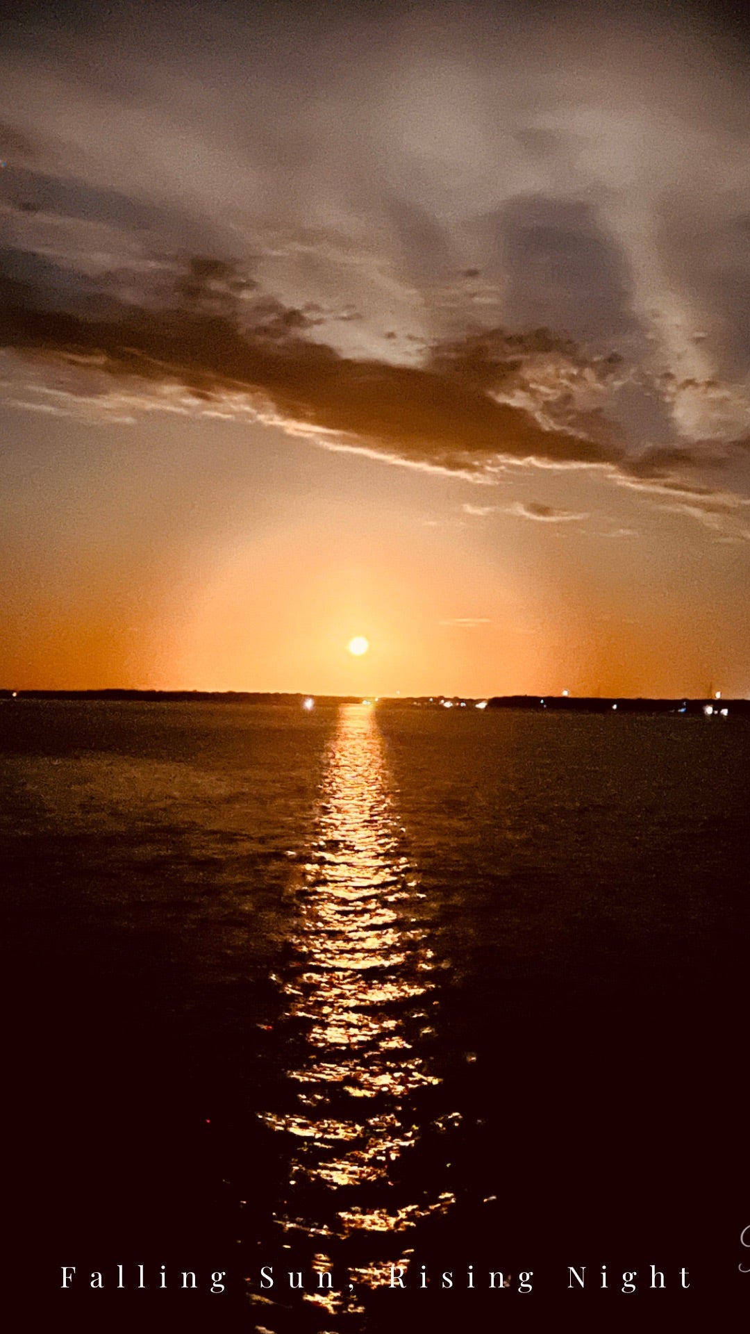 Falling Sun, Rising Night— Digital Art Edition