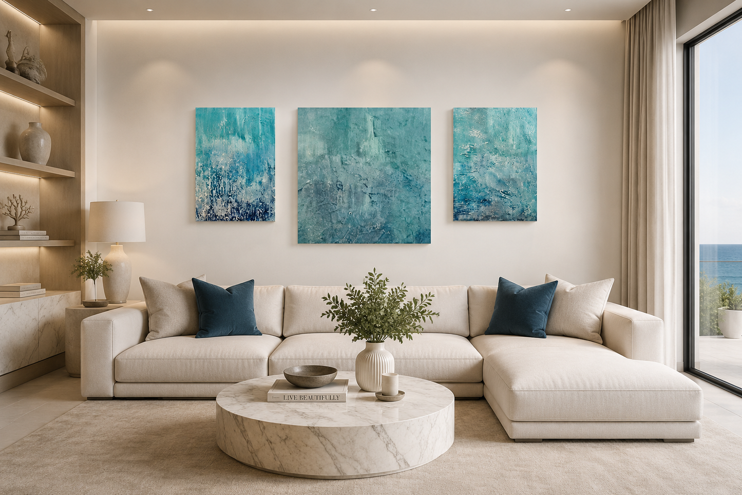 Tides of Reverence – Original Triptych