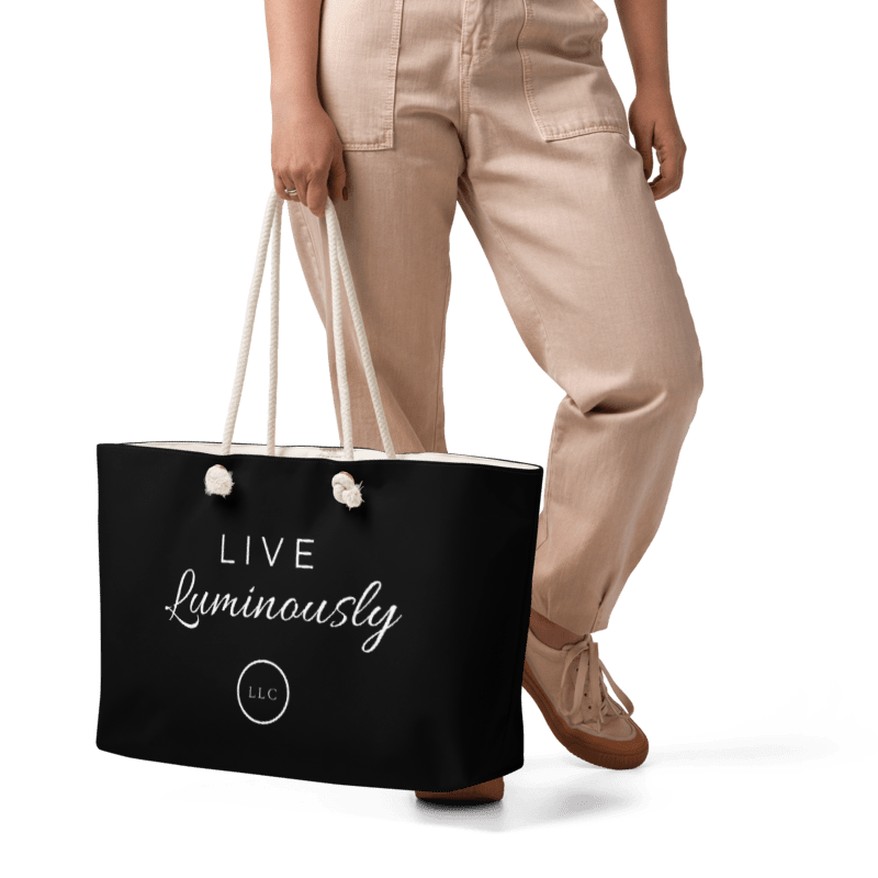 Live Luminously - Signature Edition Weekender Bag - White &  - Sun to Escape