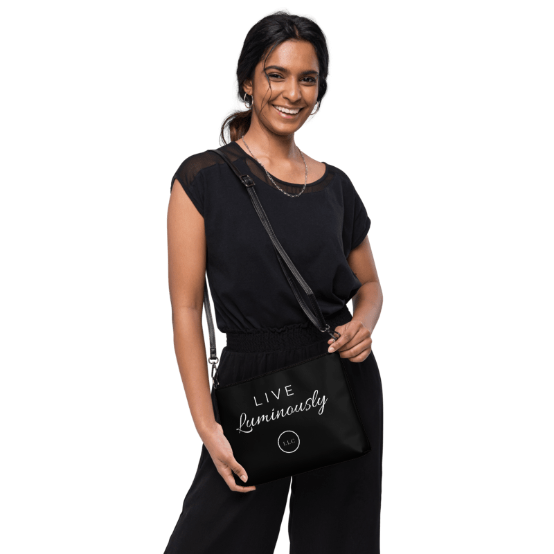 Live Luminously – Signature Edition Crossbody – In Black & White - Street to Soirée