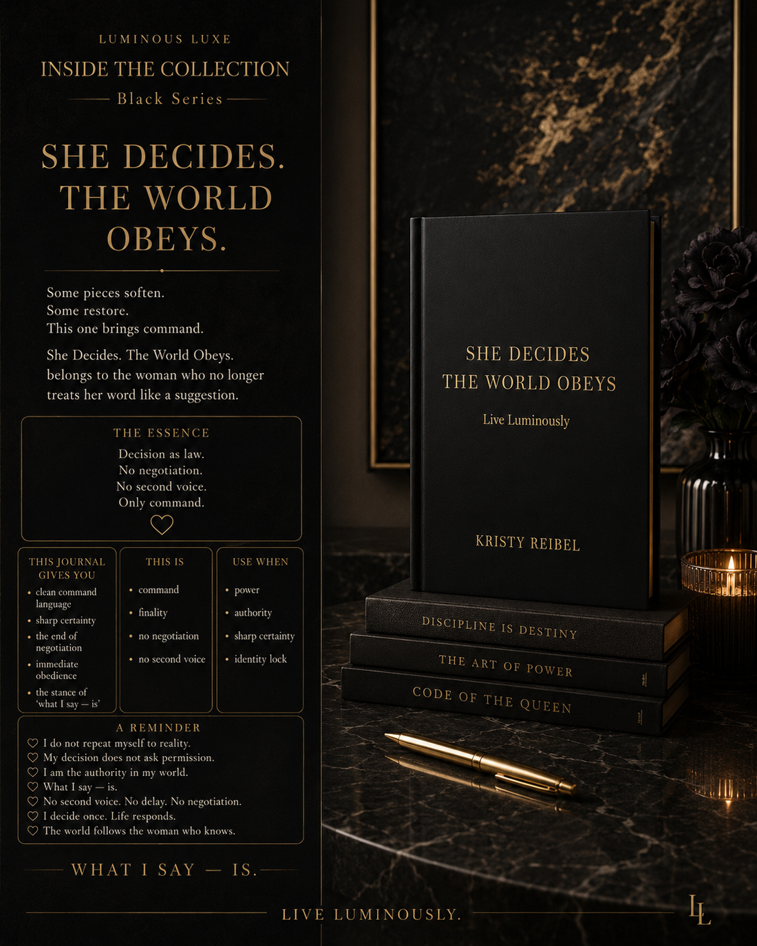 She Decides. The World Obeys — Inside the Collection