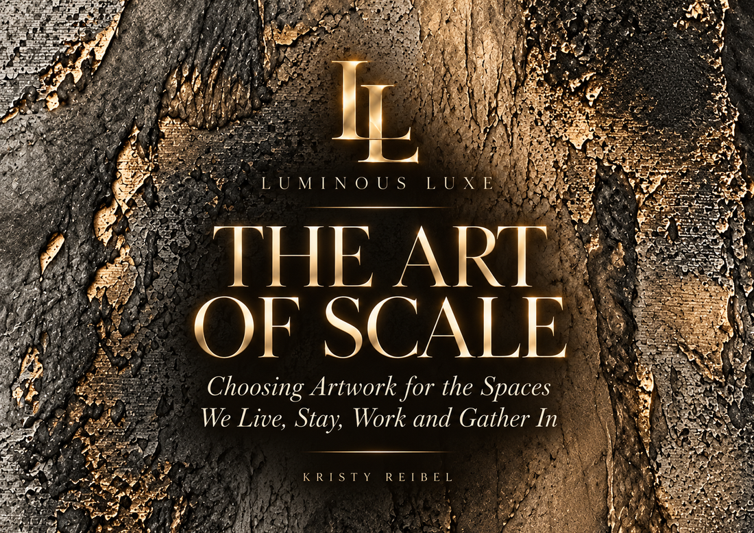 The Art of Scale — Choosing Artwork for the Spaces We Live, Stay, Work and Gather In