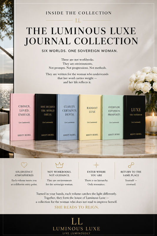 The Luminous Luxe Journal Collection — Six worlds. One sovereign woman.
