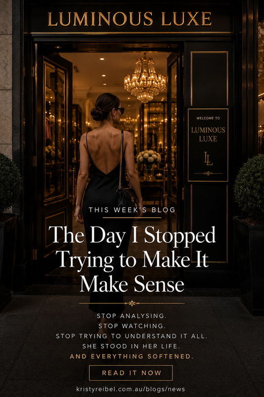 The Day I Stopped Trying to Make It Make Sense