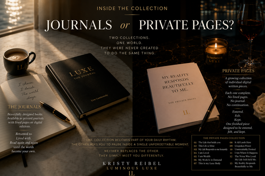 The Difference Between the Journals & The Private Pages