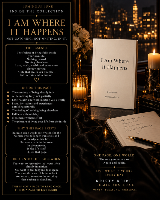 I Am Where It Happens | Inside the Collection | Kristy Reibel