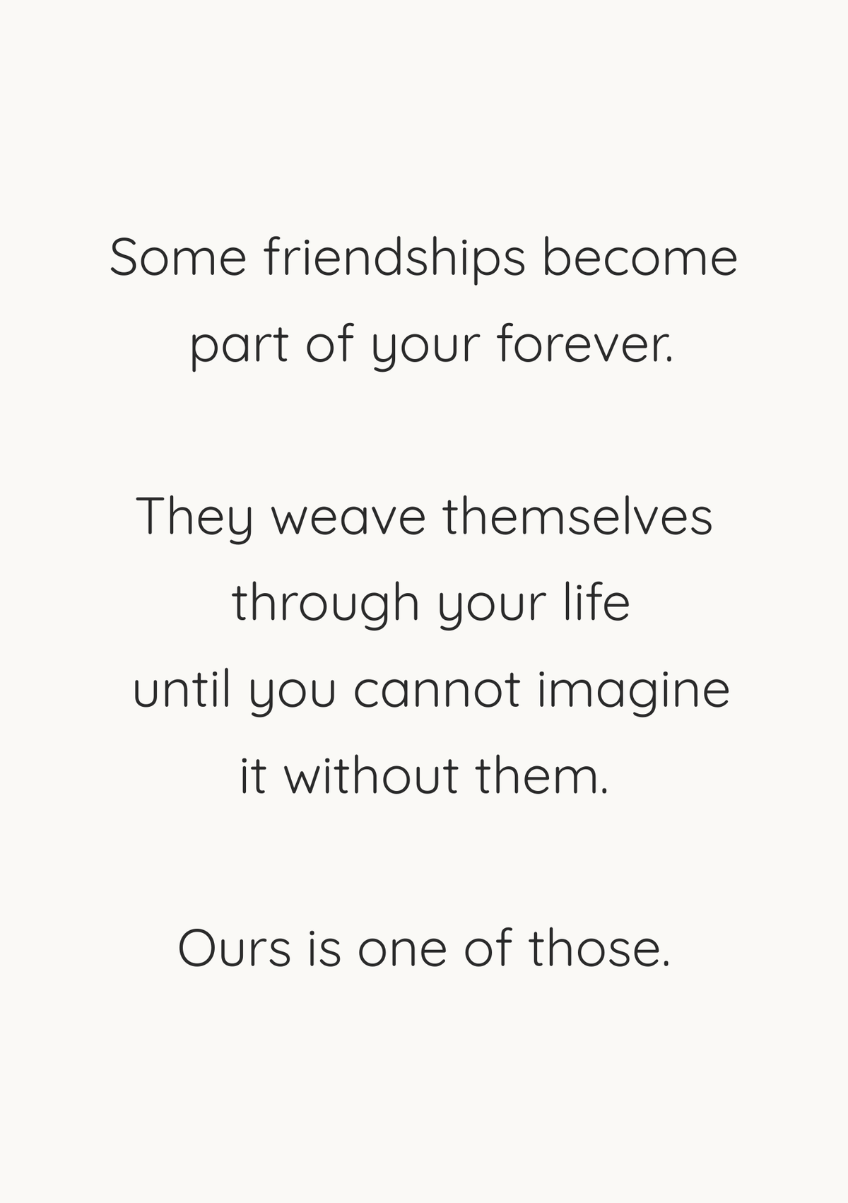 For My Bestie