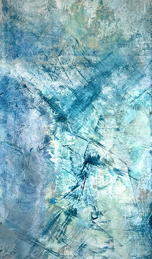 Calm Surface — Opaline Drift (Digital Art Edition)