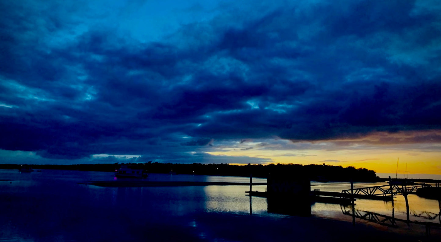 Velvet Dusk — Digital Art Edition
