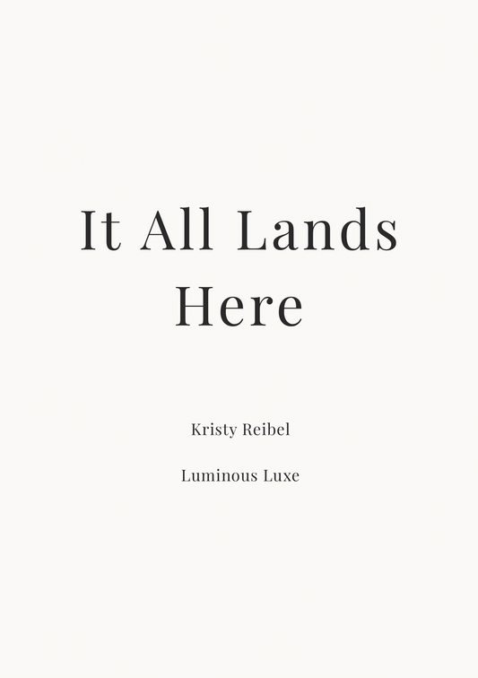 08 It all Lands Here — The Private Pages
