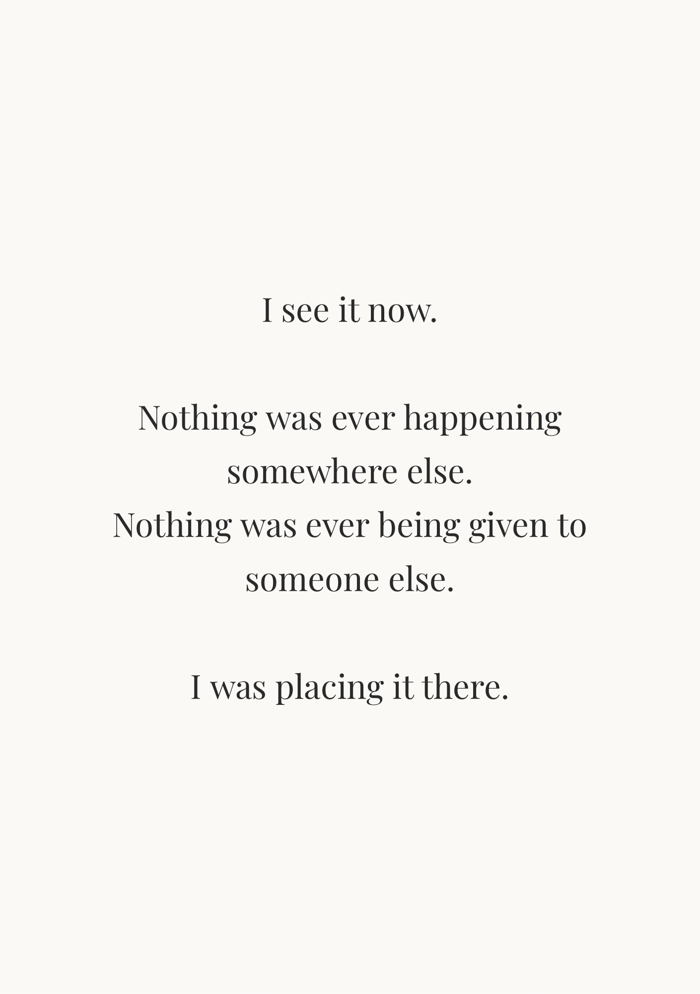08 It all Lands Here — The Private Pages