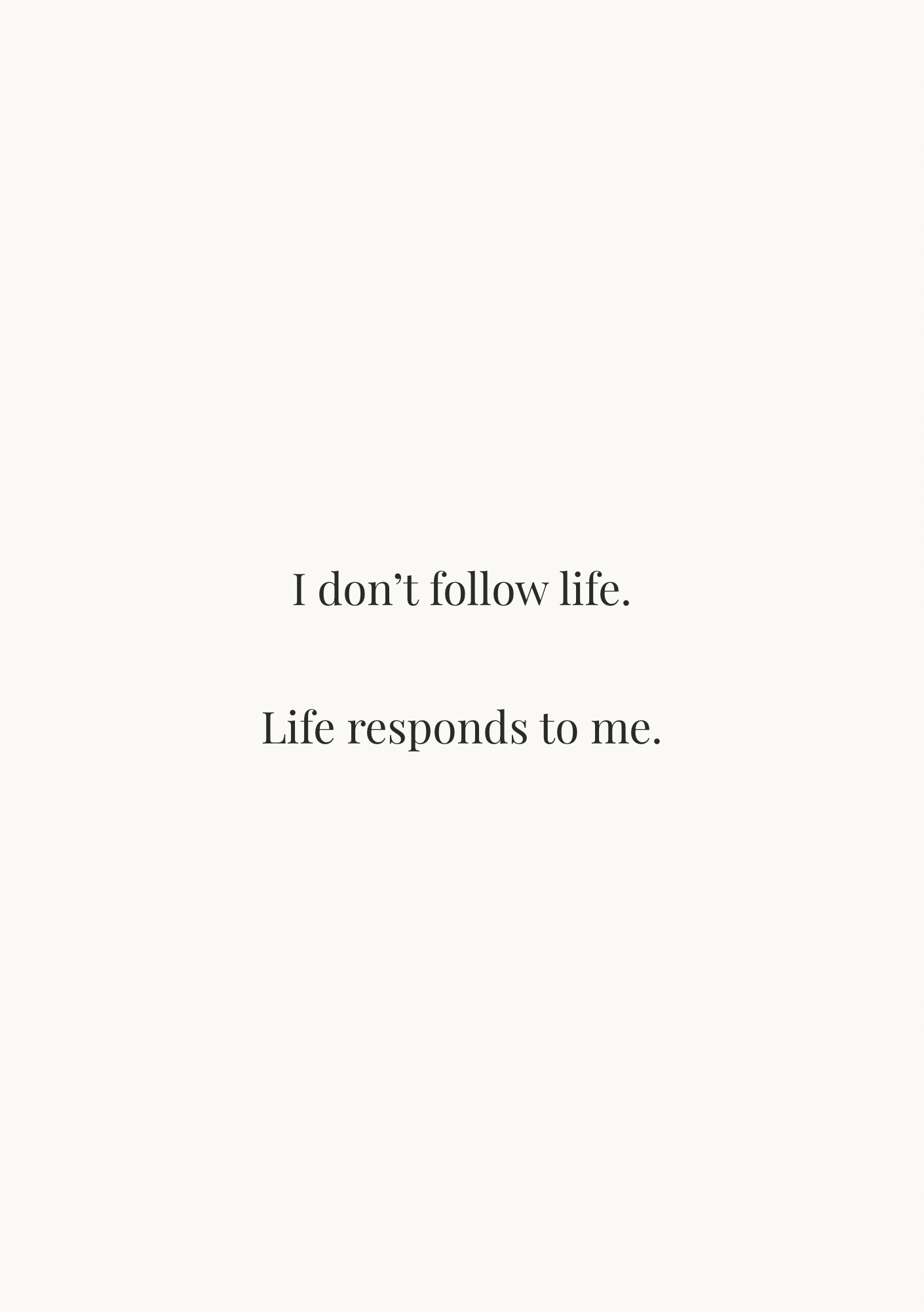 03 My Life Responds to Me — Instantly — The Private Pages