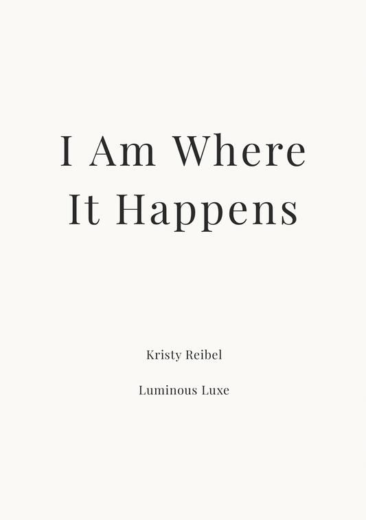 11 I Am Where It Happens  — The Private Pages