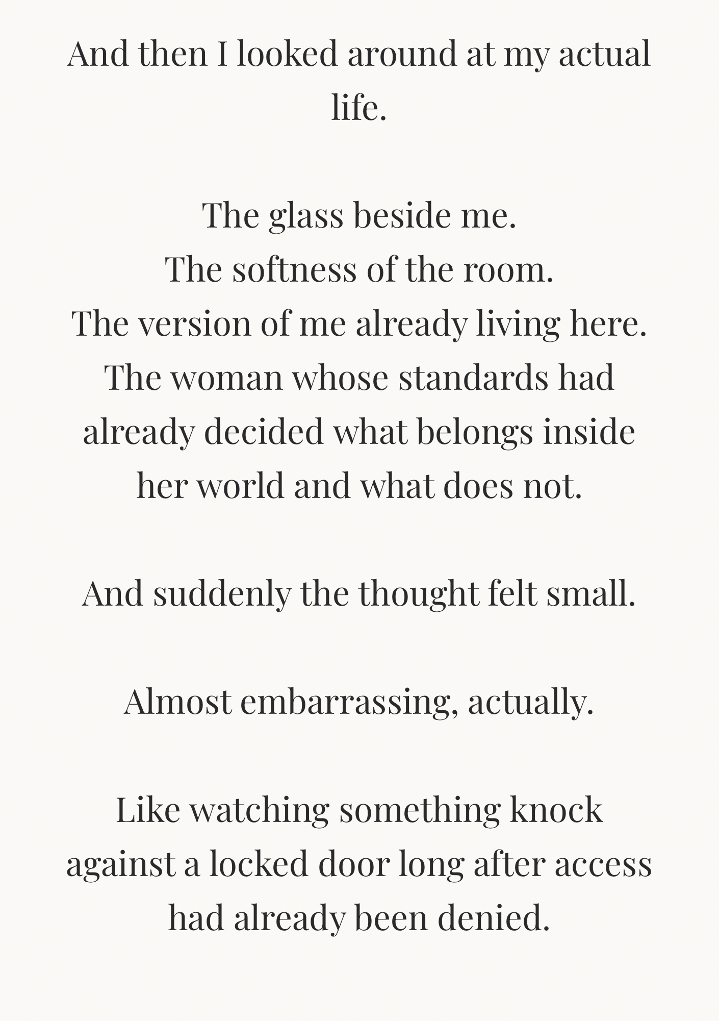 12 The Noise Was Loud. My Life Still Held Me — The Private Pages