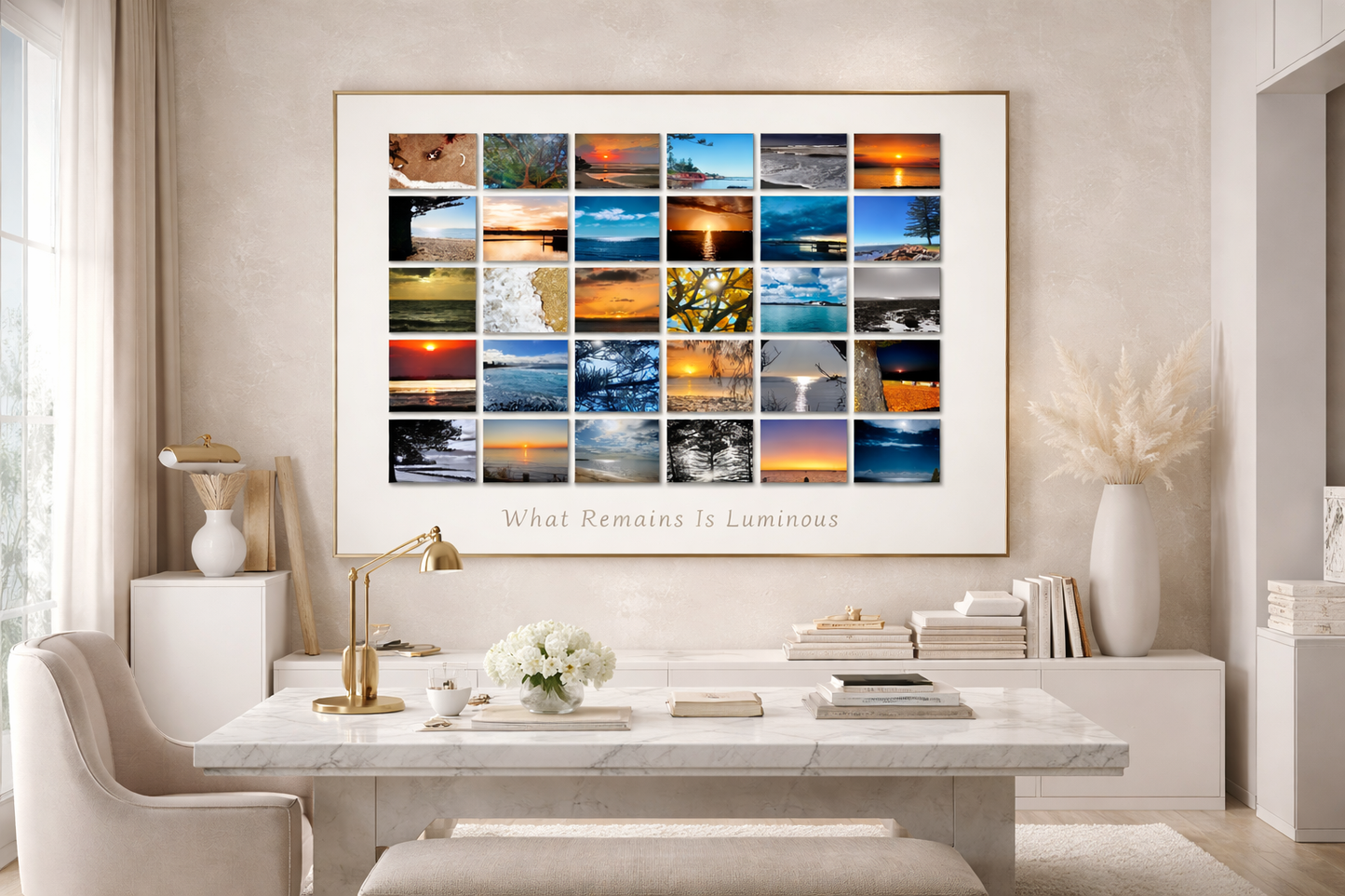 What Remains is Luminous – Luxe Collage Photography Print